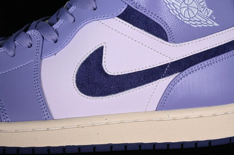 All categories Air Jordan Jordan series basketball shoes Air Jordan 1 Mid Air Jordan 1 Mid "Sky Purple" AJ1 Joe 1 various purple Chinese casual sneakers DZ3745-500